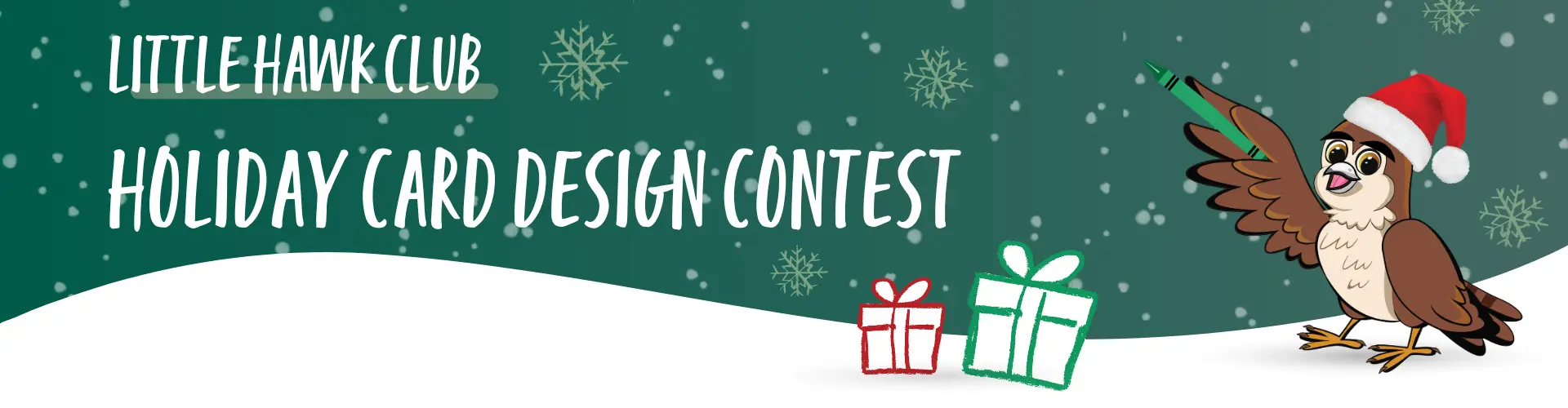 Little Hawk Club Holiday Card Design Contest